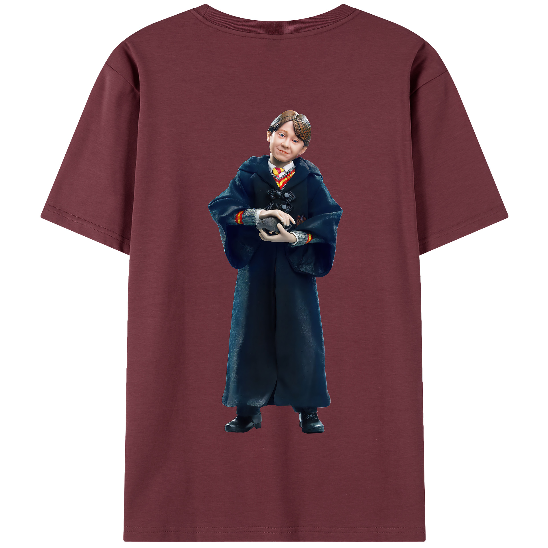 （画像用） Harry Potter ハリー・ポッターシリーズ 綿100％半袖Tシャツ（背面プリント）
